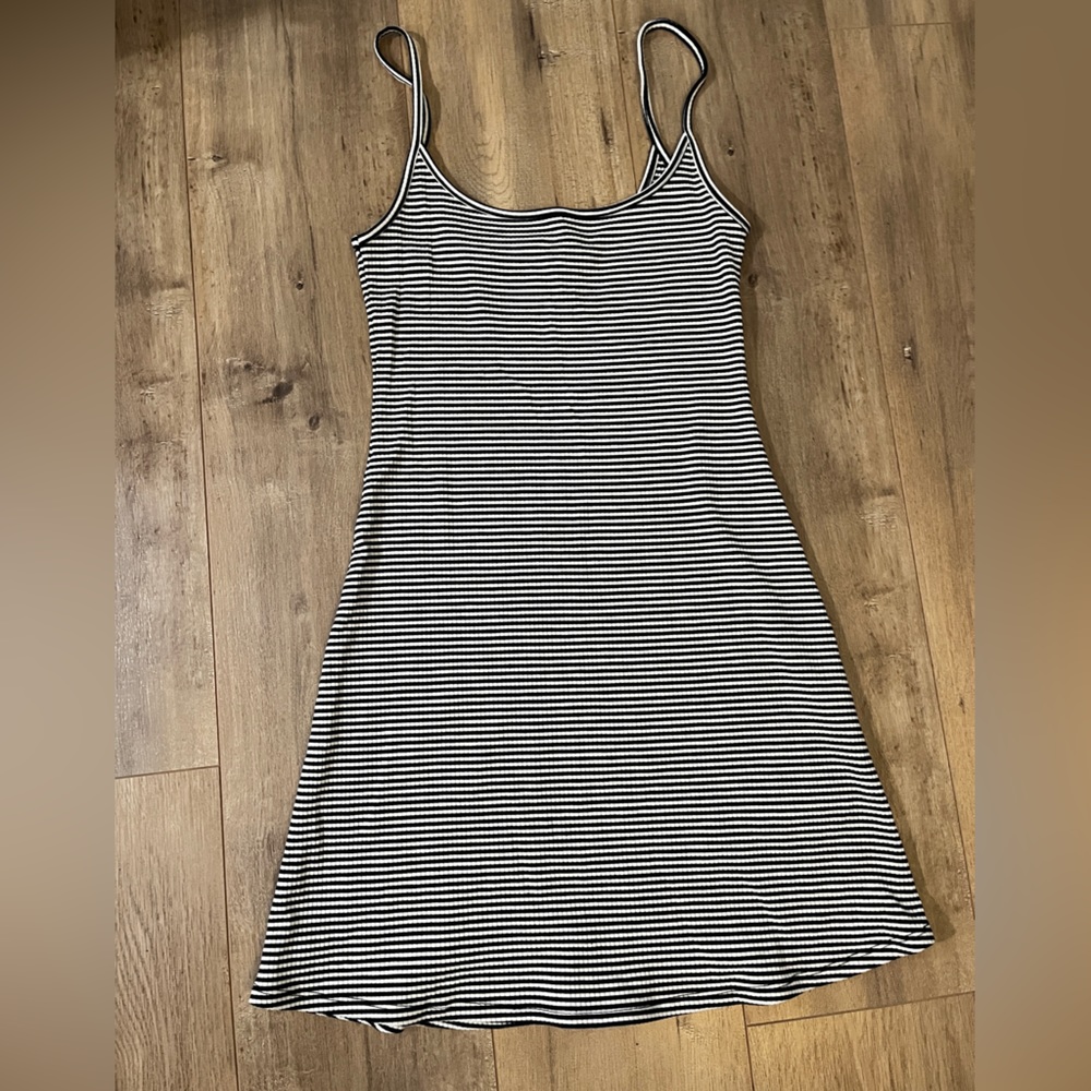 Striped Refomation Mini Dress